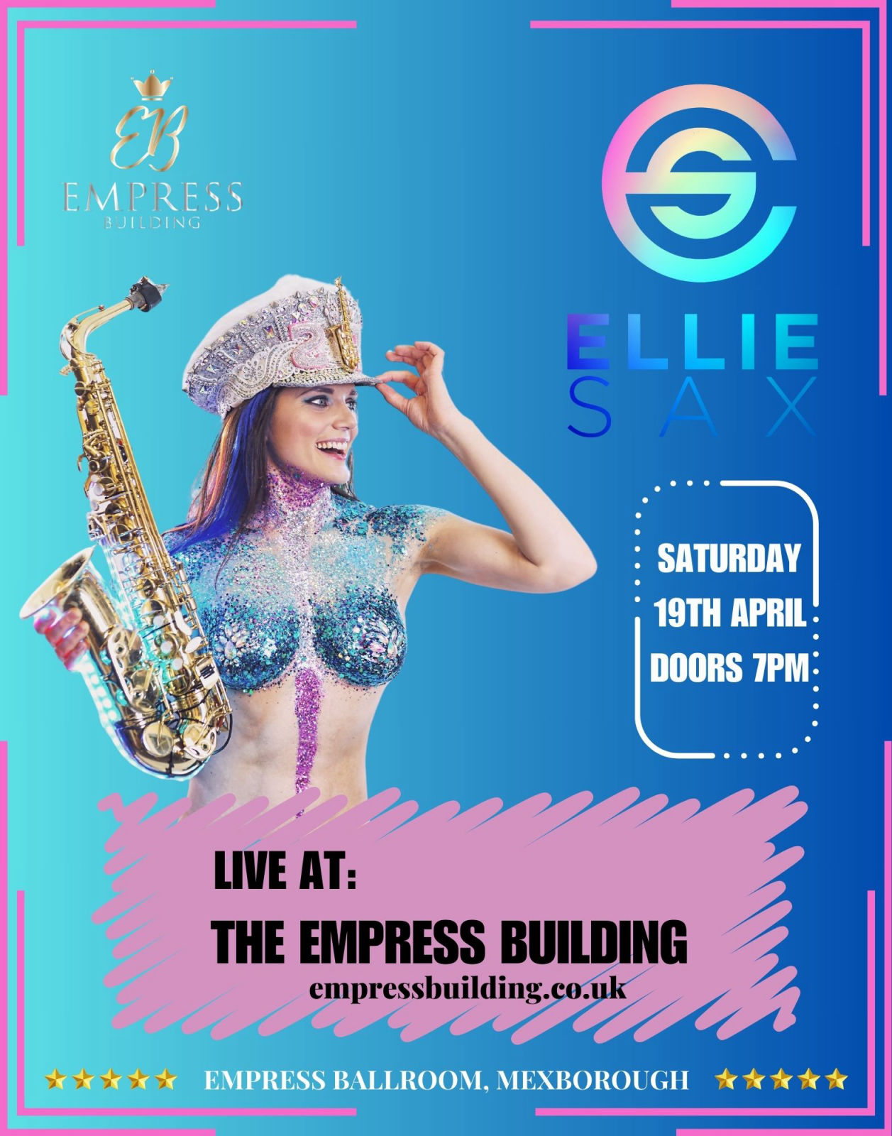 The Ibiza Sound Experience with Ellie Sax Poster